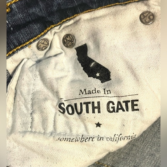 AG Adriano Goldschmied Women’s Distressed Blue Jeans Size 26R - Picture 9 of 16